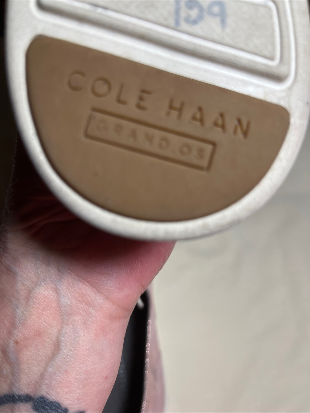 Cole Haan Metallic Rose Lace-Up Oxfords with White Laces - Picture 4 of 9